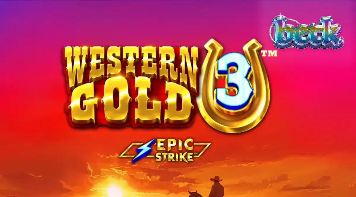 Interface do slot Western Gold 3 em um dispositivo móvel mostrando o tema de Velho Oeste
